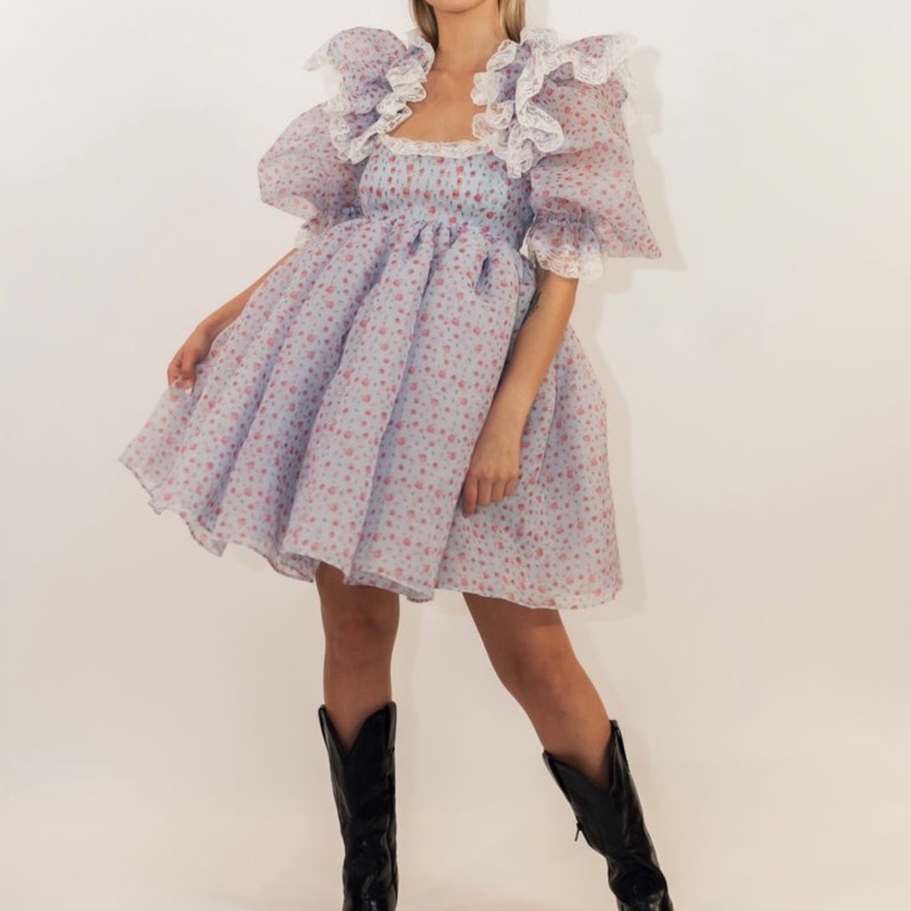 Selkie chateau rose sugar frill dress size XS